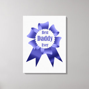 Toile Prix Best Daddy Ever pour le Père