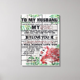 Toile Prix To My Husband Love Quotes