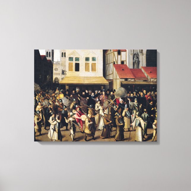Toile Procession de la Sainte Ligue en 1590 (Recto)