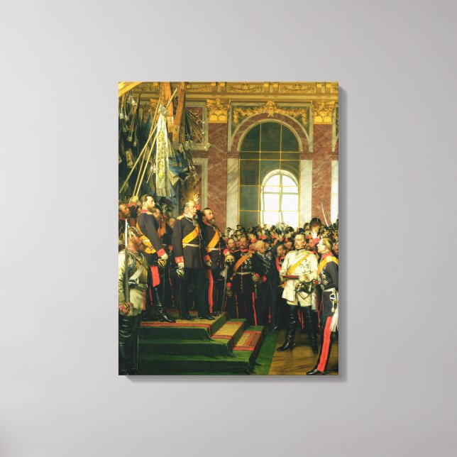 Toile Proclamation de Guillaume en tant que Kaiser (Recto)