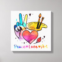 Professeur D'Art Peace Love Art Pour Artistes Et P