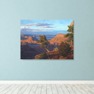 Toile Profondeur atmosphérique de Castle Valley, Utah
