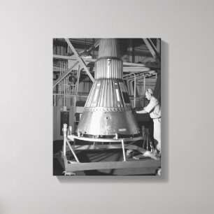Toile Projet Mercury - photographie de la capsule #2
