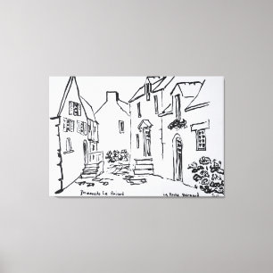 Toile Promenade du Ruicard La Roche-Bernard, Bretagne