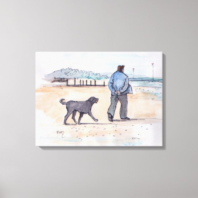 Toile promener le chien - 07 (Recto)