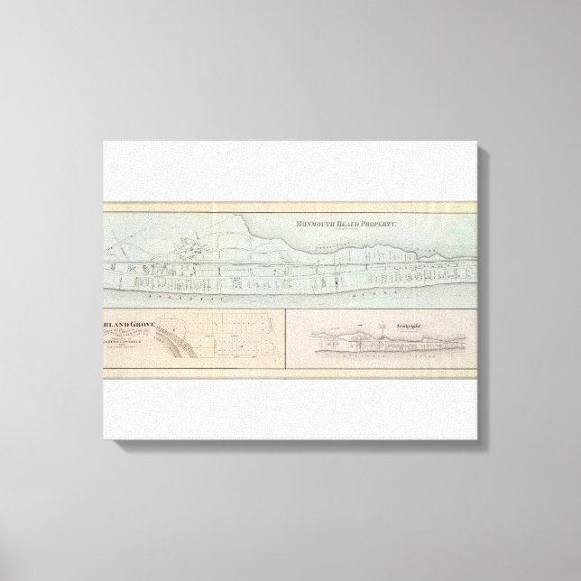 Toile Propriété de Monmouth Beach dans le New Jersey (Recto)