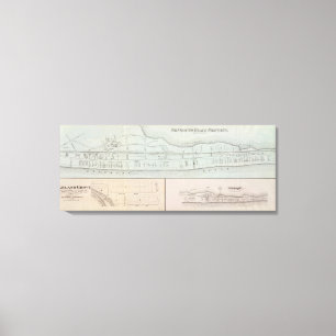 Toile Propriété de plage de Monmouth dans le New Jerse
