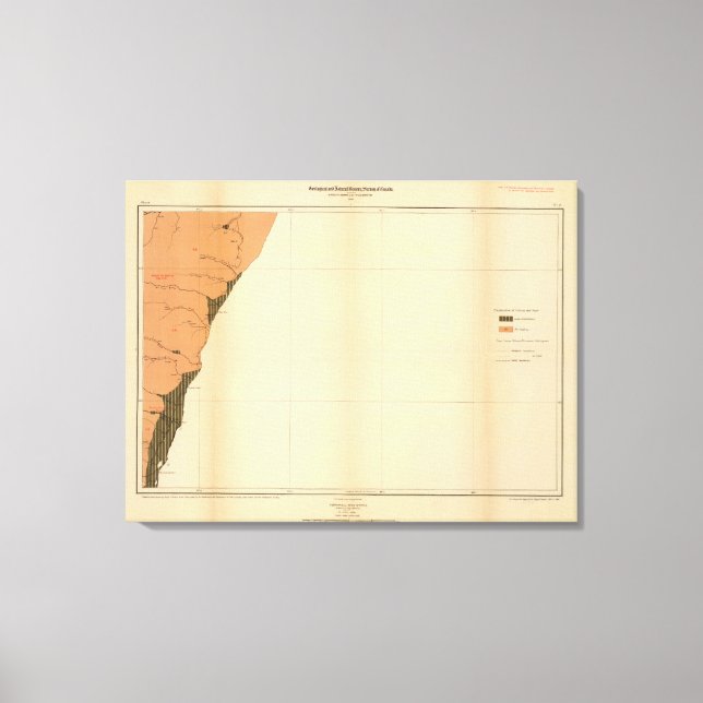 Toile Province de la Nouvelle-Écosse Île du Cap-Breton 3 (Recto)