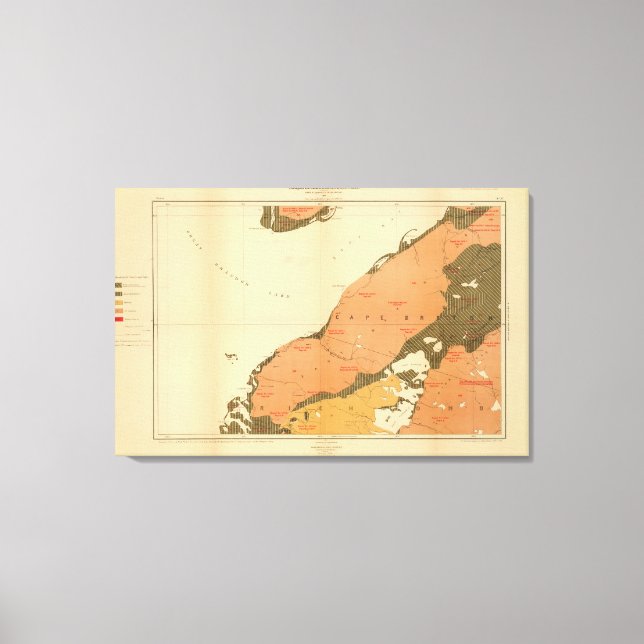 Toile Province de la Nouvelle-Écosse Île du Cap-Breton 9 (Recto)