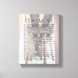 Toile Psalm 91 Quai de plage rustique Verset de la Bible