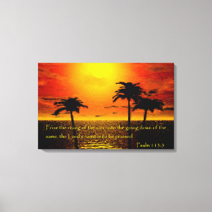 Toile Psaume 113:3