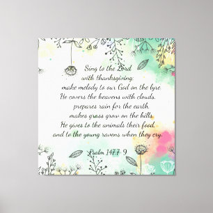 Toile Psaume 147