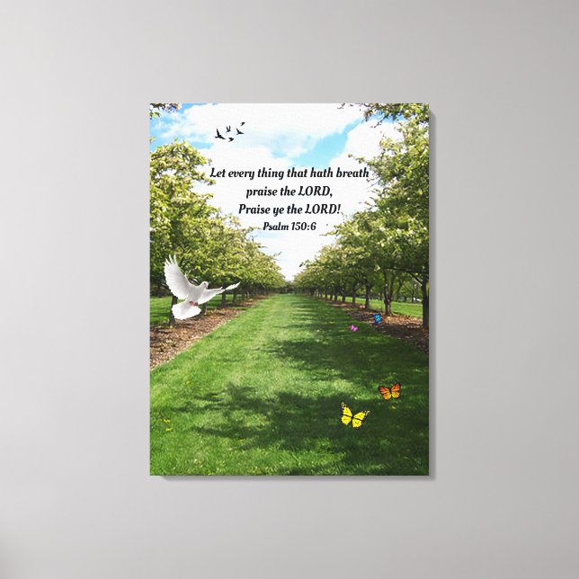 Toile Psaume 150:6 (Recto)