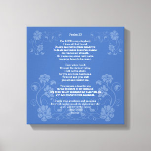 Toile Psaume 23 AVANT,