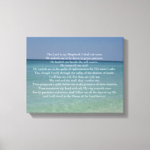 Toile Psaume 23 Le Seigneur est Mon Berger Belle Plage