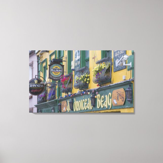 Toile Pub, Dingle, presqu'île de Dingle, comté de Kerry, (Recto)