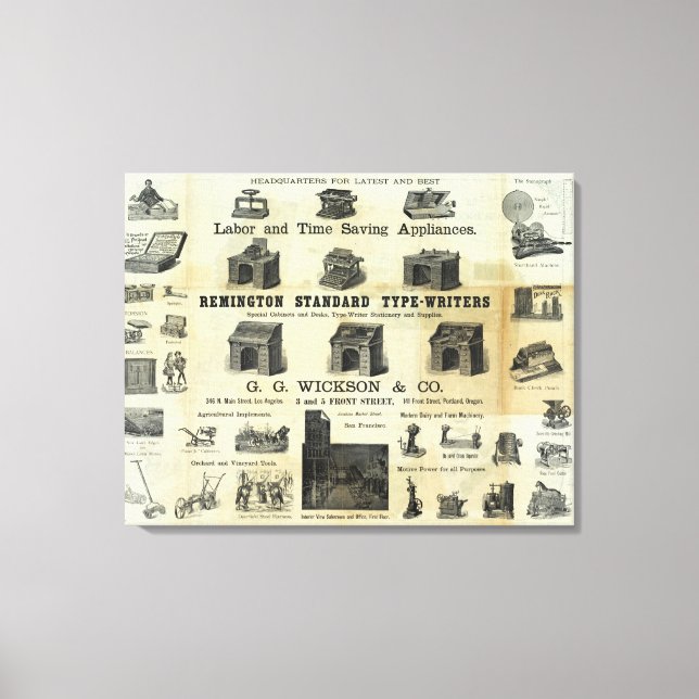 Toile Publicité avec plan du guide (Recto)