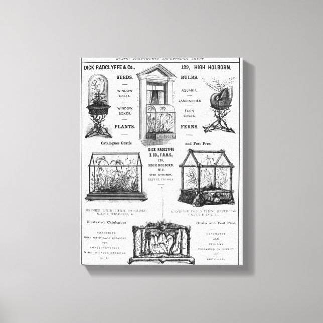 Toile Publicité pour 'Dick Radclyffe & Co.' Publicité ru (Recto)