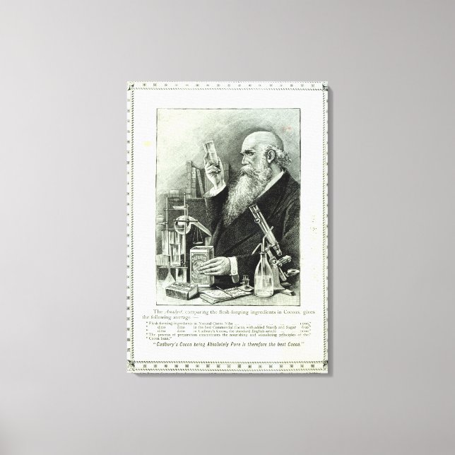 Toile Publicité pour le cacao de 'Cadbury' (Recto)