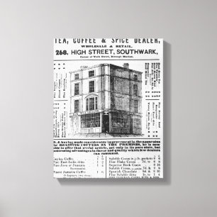 Toile Publicité pour Robert Jones, thé