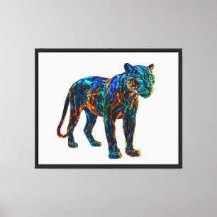 Toile Puissant Panther Art