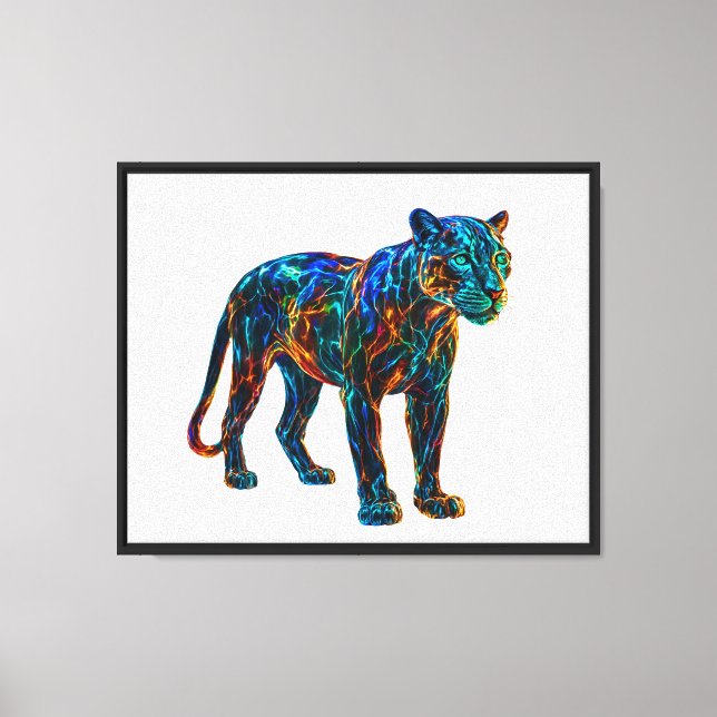 Toile Puissant Panther Art (Recto)