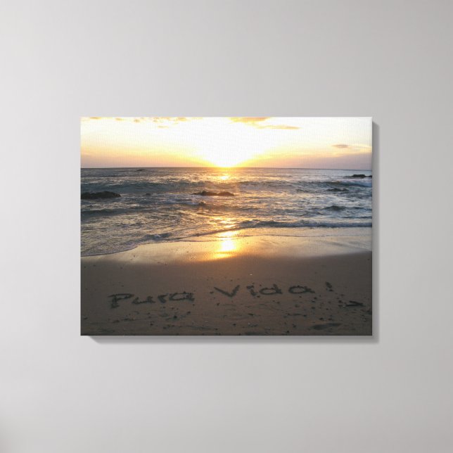 Toile Pura Vida ! (Recto)