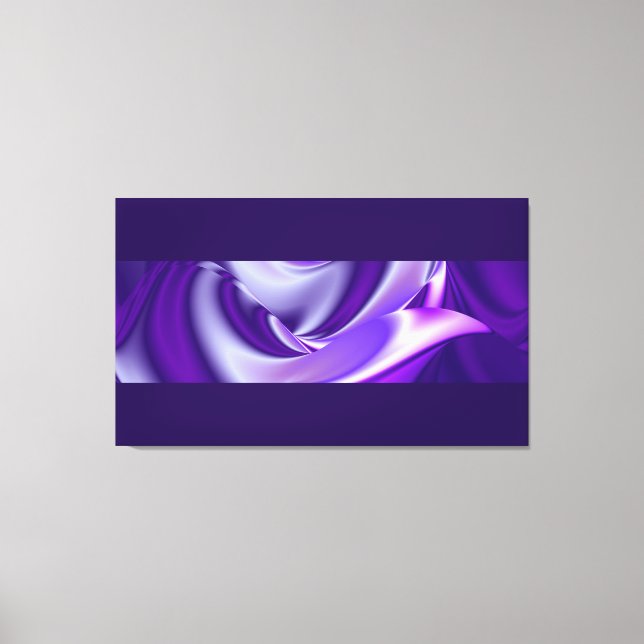 Toile Purple Dreams, Imaginaire Abstrait Rainbow Art (Recto)