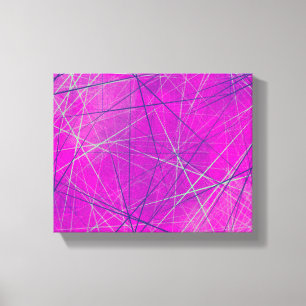Toile Purple n lignes réseau roses Abstraites
