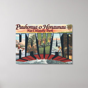 Toile Puuhonua o Honaunau Park, Hawaii
