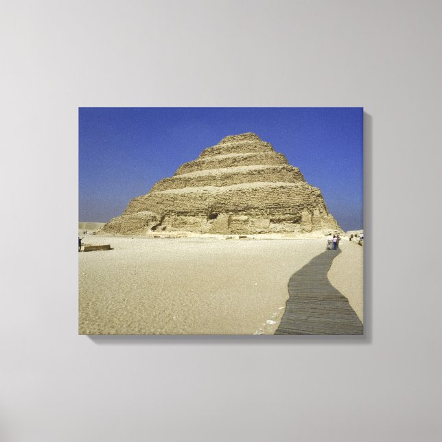 Toile pyramide à degrés de Saqqarah, l'une des premières (Recto)