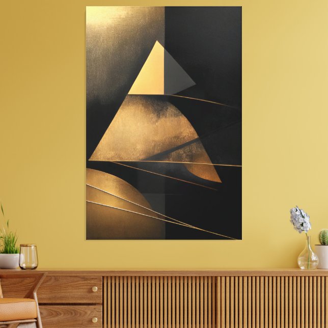 Toile Pyramide rétro du temps (Insitu(Salon))