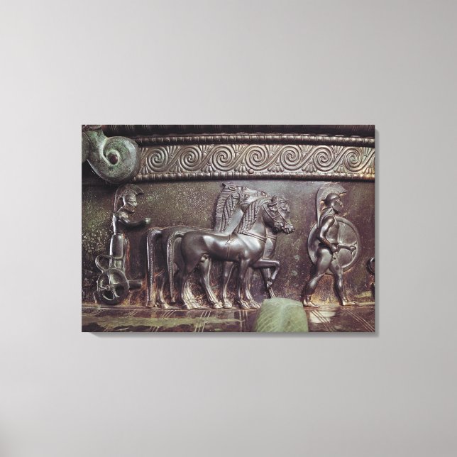 Toile Quadriga et Hoplite (Recto)
