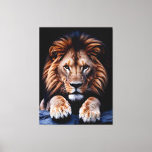 Quadro Decorativo Rosto de Leão