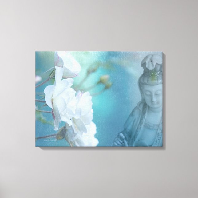 Toile Quan Yin, 24 po x 18 po - MOYEN (Recto)