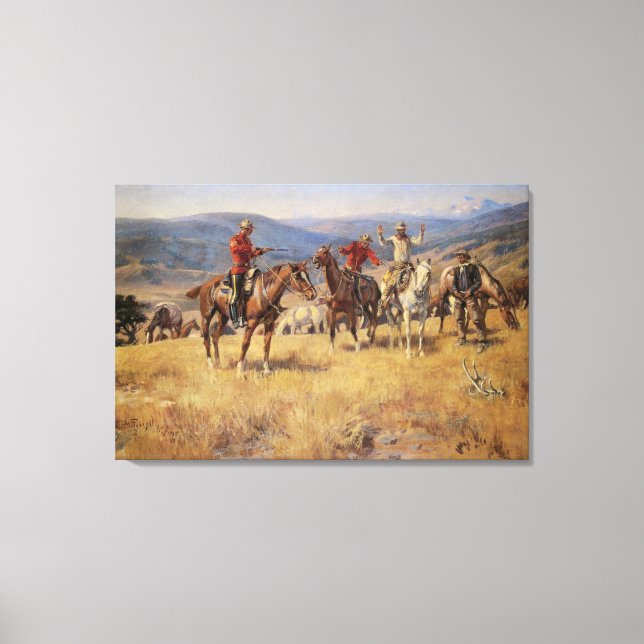 Toile Quand la loi émousse le fil de la chance par CM Ru (Recto)