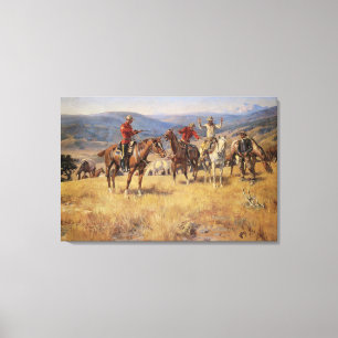 Toile Quand la loi gouverne le bord de la chance par CM