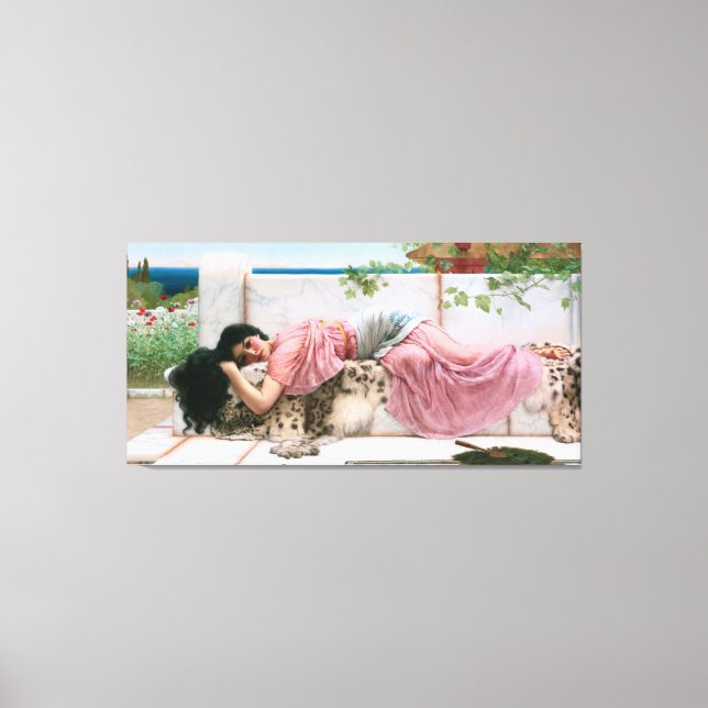 Toile Quand le coeur est jeune par John William Godward (Recto)