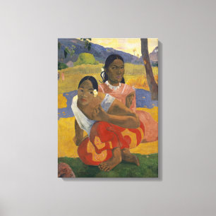 Toile Quand vous marierez-vous ? par Paul Gauguin