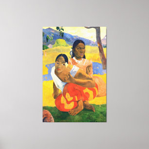 Toile Quand vous marierez-vous ? Paul Gauguin