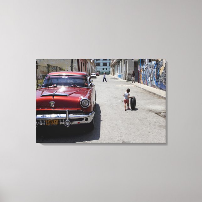 Toile quartier Hamel africain, La Havane, Cuba, UNESCO (Recto)