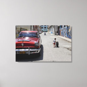 Toile quartier Hamel africain, La Havane, Cuba, UNESCO