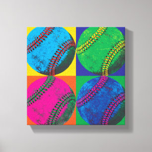 Toile Quatre base-ball dans différentes couleurs