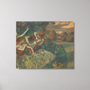 Toile Quatre Danseuses d'Edgar Degas, Ballet Fine Art