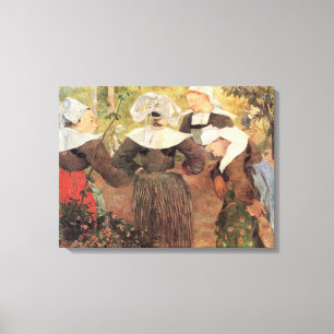 Toile Quatre femmes bretonnes par Paul Gauguin