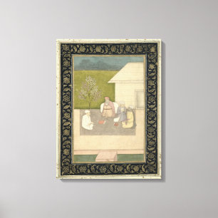 Toile Quatre hommes saints musulmans assis dans la