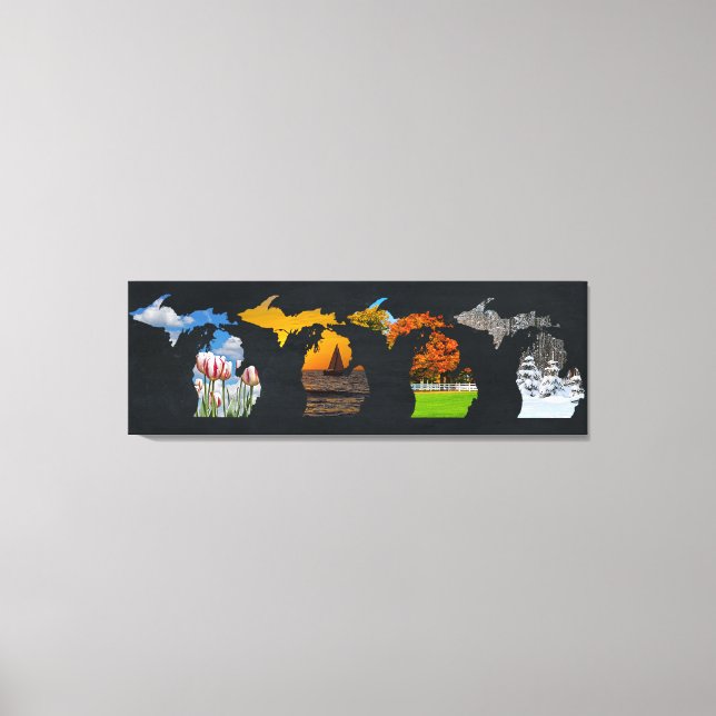 Toile Quatre saisons Pure Michigan (Recto)