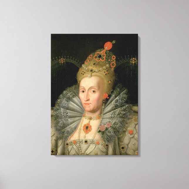 Toile Queen Elizabeth I (portrait de bust length) (Recto)