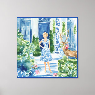 Toile Quelqu'un a mangé tous les roses