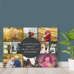 Toile Quelqu'un qui se souvient de la photo Collage<br><div class="desc">Créez votre propre plaque photo de souvenir avec 10 de vos photos précieuses. Le texte dit "il est difficile d'oublier quelqu'un qui nous a donné tant à se souvenir" dans un élégant script écrit à la main et la typographie moderne. Le modèle photo est mis en place pour vous permettre...</div>